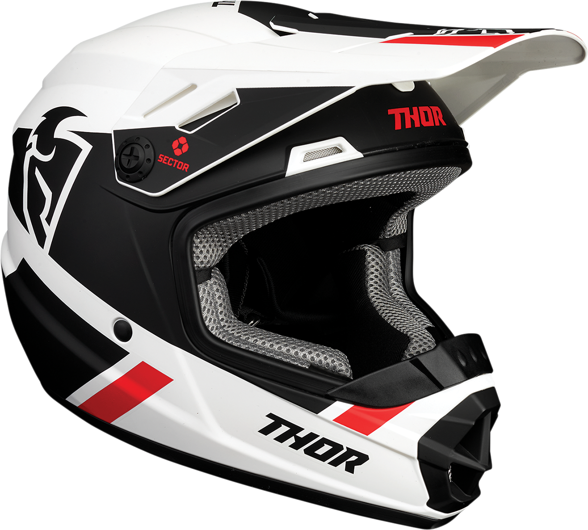 Casco THOR Youth Sector - Split - MIPS - Blanco/Negro - Grande 0111-1361 