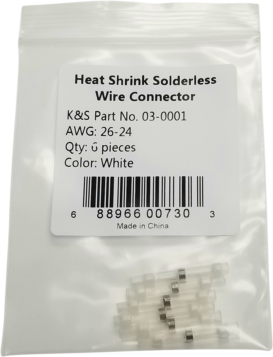 K&S TECHNOLOGIES Wire Connector - AWG 26-24 03-2001