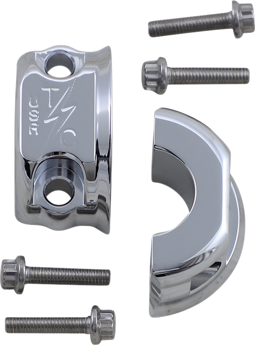 THRASHIN SUPPLY CO. Perch Clamps - Clutch/Brake - Chrome TSC-2705-3