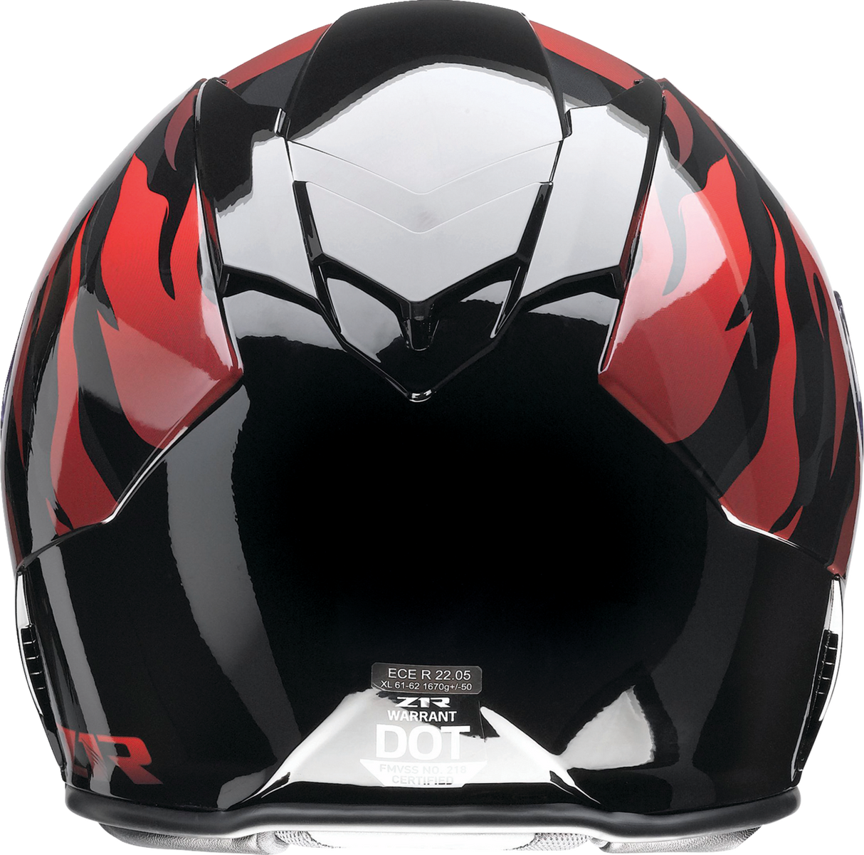 Casco Z1R Warrant - Panthera - Negro/Rojo - 2XL 0101-15210 