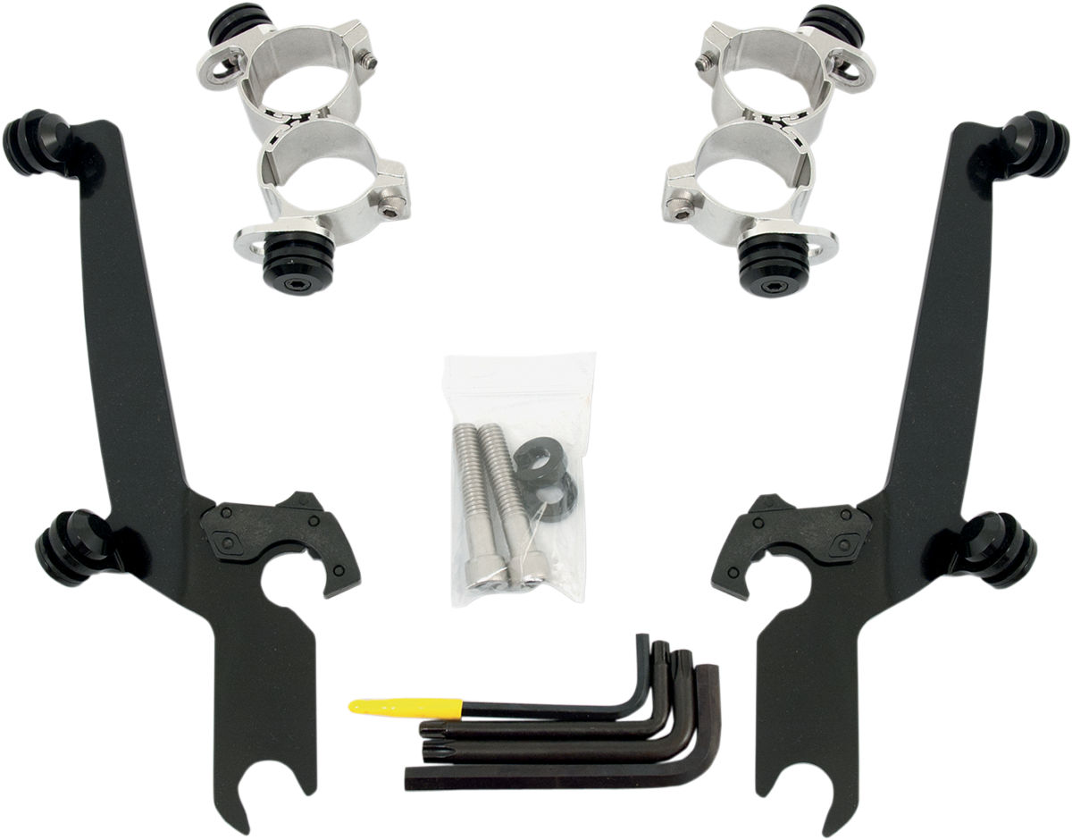 MEMPHIS SHADES Sportshield Trigger-Lock Mounting Kit - Black - XL48 MEB1985