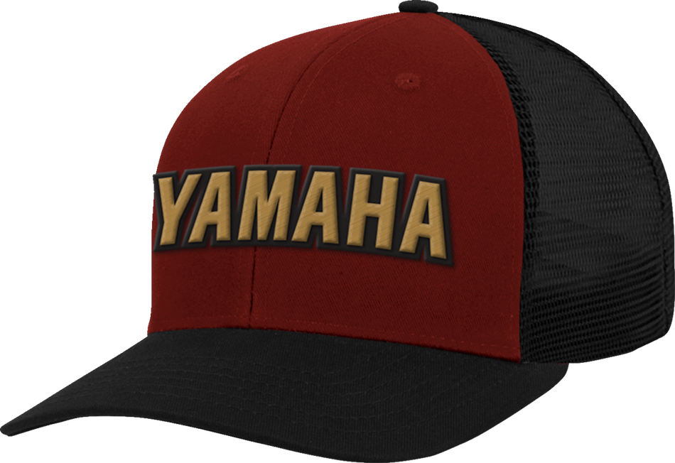 YAMAHA APPAREL Yamaha Hat - Red/Black/Gold NP21A-H3201