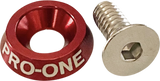 PRO-ONE PERF.MFG. Seat Bolt - 1/4"-20 - Red 100200R