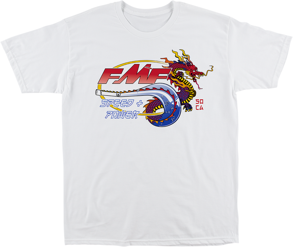 FMF Fire Starter T-Shirt - White - Medium FA21118901WHMD 3030-21258