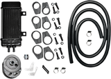 JAGG OIL COOLERS Wide Line Oil Cooler Kit - Chrome 750-2080