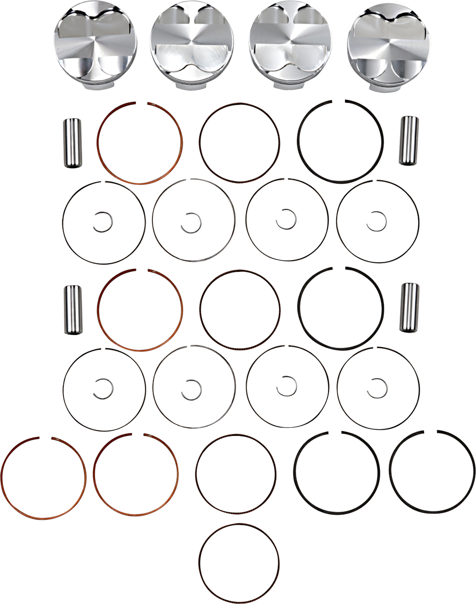 JE PISTONS Kolbensatz 215817 