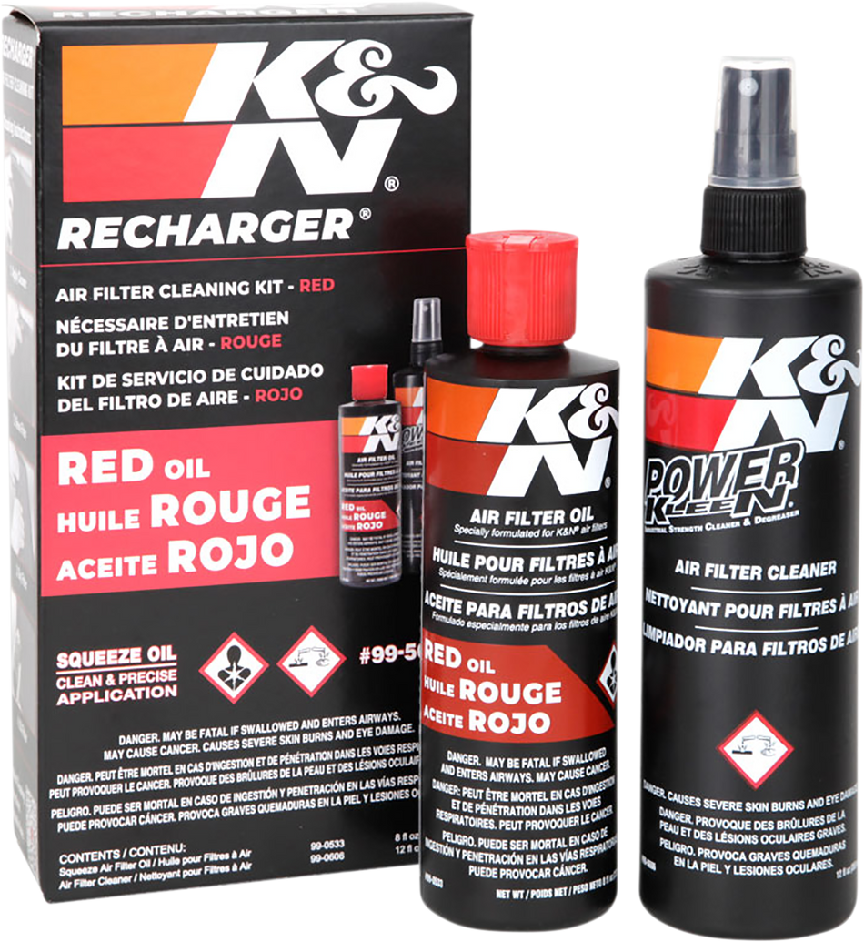 K & N Air Filter Care Kit - Pump 99-5050