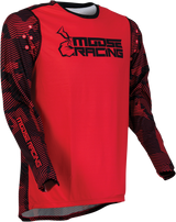 MOOSE RACING Agroid Jersey - Red/Black - Small 2910-6398