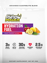 RYNO POWER Hydration Fuel Drink Mix - Fruit Punch - 1 Serving SMP-HYD-FP