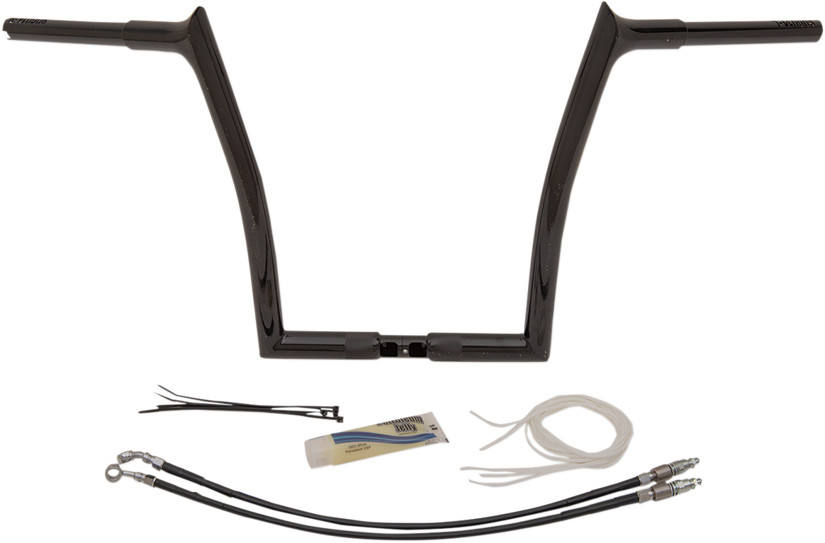 FAT BAGGERS INC. Handlebar Kit - Pointed Top - 14" - Black 909314-B