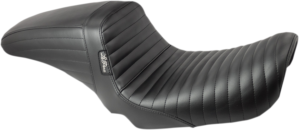 LE PERA Kickflip Seat - Pleated - Black - FXD '04-'05 LF-591PT