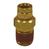 Firestone Male Connector 1/4in. Push-Lock x 1/4in. NPT Brass Air Fitting - 2 Pack (WR17603463) 3463