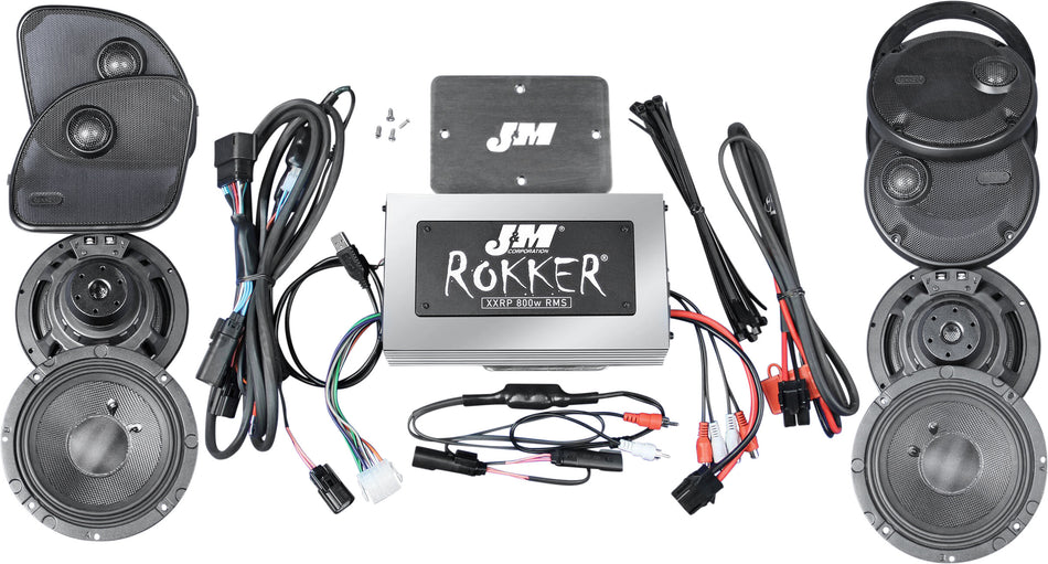 J&MRokker Xxr 800w 4-Sp/Amp Kit 16-20 Fltr UltraXXRK-800SP4-16RU