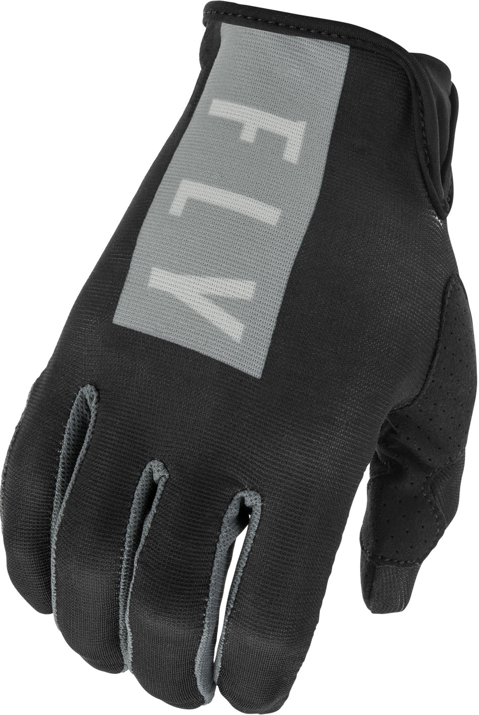 FLY RACING Women's Lite Gloves Black/Grey Sz 08 374-61008