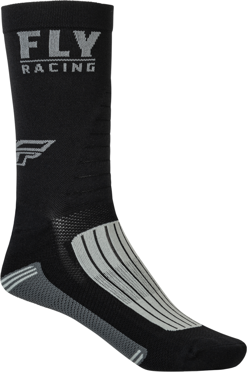 FLY RACING Factory Rider Socks Black/Grey Lg/Xl 350-0561L