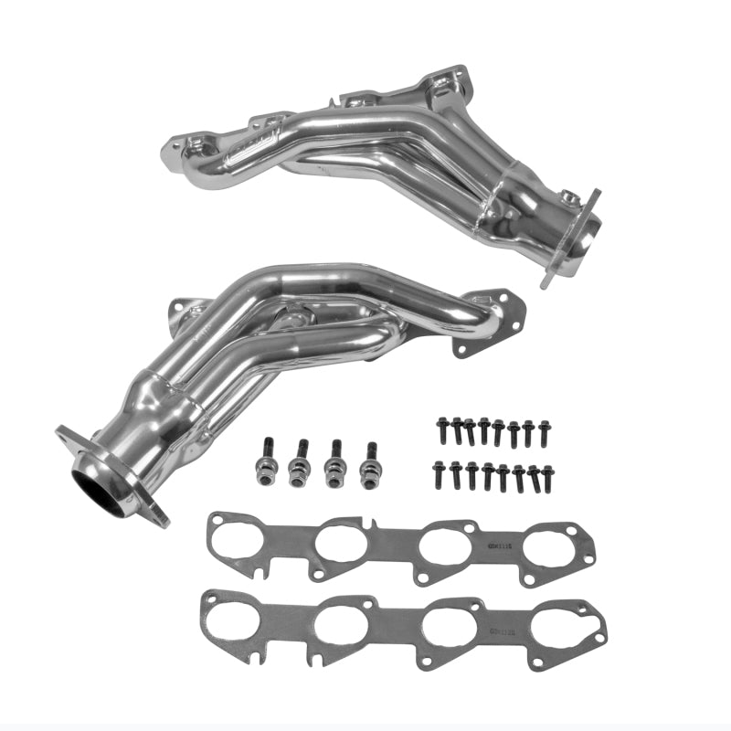 BBK 11-20 Dodge Challenger Hemi 6.4L Shorty Tuned Length Exhaust Headers - 1-7/8in Silver Ceramic 40190