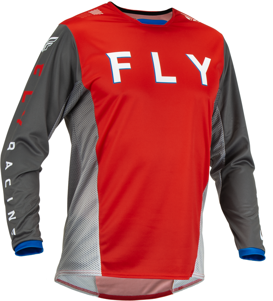 FLY RACING Kinetic Kore Jersey Red/Grey Sm 376-424S