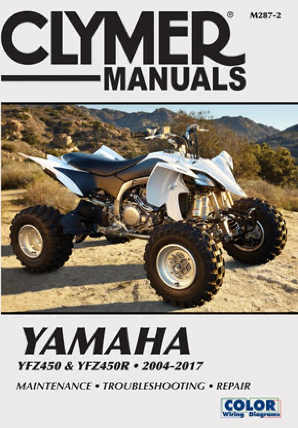 CLYMER Manual - Yamaha YFZ450 '04-'17 CM2872
