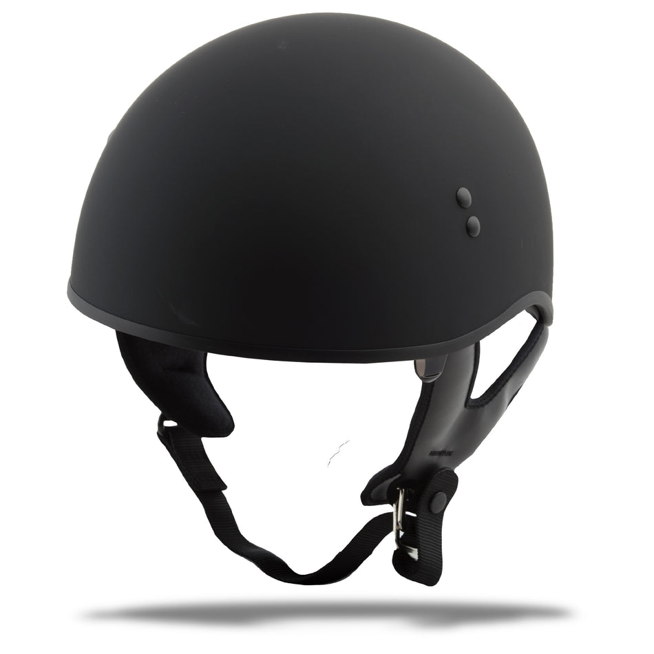 GMAX Hh-65 Half Helmet Naked Matte Black Lg G1650076