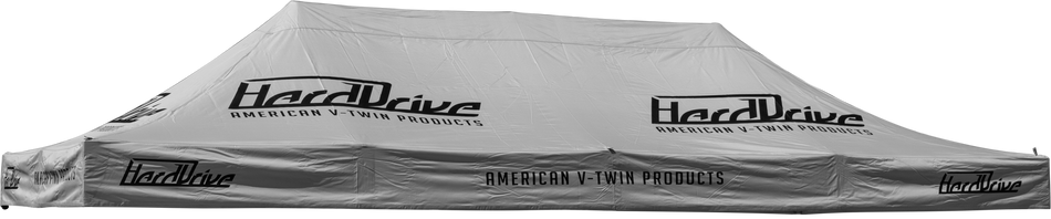 HARDDRIVE Canopy Grey With Logo 10' X 20' Replacment Top 810-9894