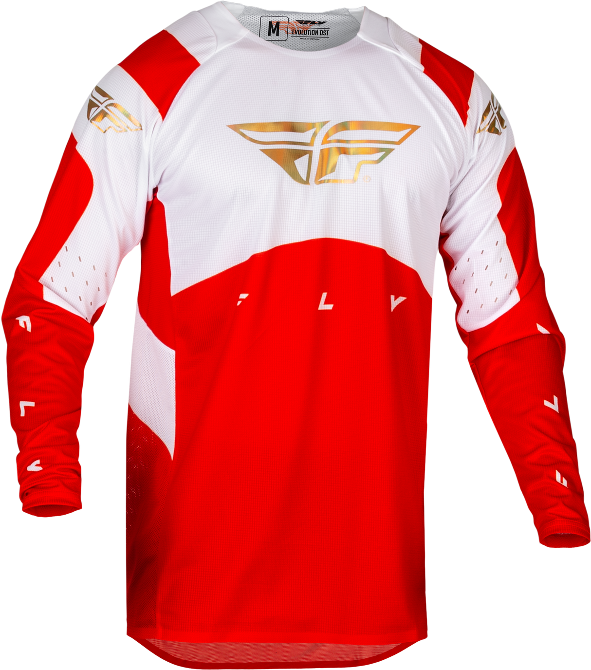 FLY RACING Evolution Dst Le Podium Jersey Red/Wht/Red Iridium 2x 377-1252X