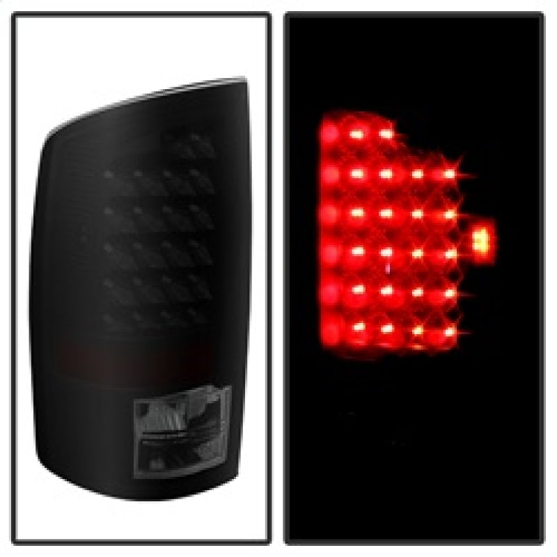 Xtune Dodge Ram 02-06 1500 / Ram 2500/3500 03-06 LED Tail Light Black Smoke ALT-JH-DR02-LED-BKSM 5077509