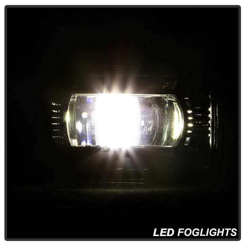 Spyder 15-18 Ford F-150 / 17-18 Ford F-250/F-350 Full LED Fog Lights - w/o Switch (FL-LED-PRO-4) 9043277