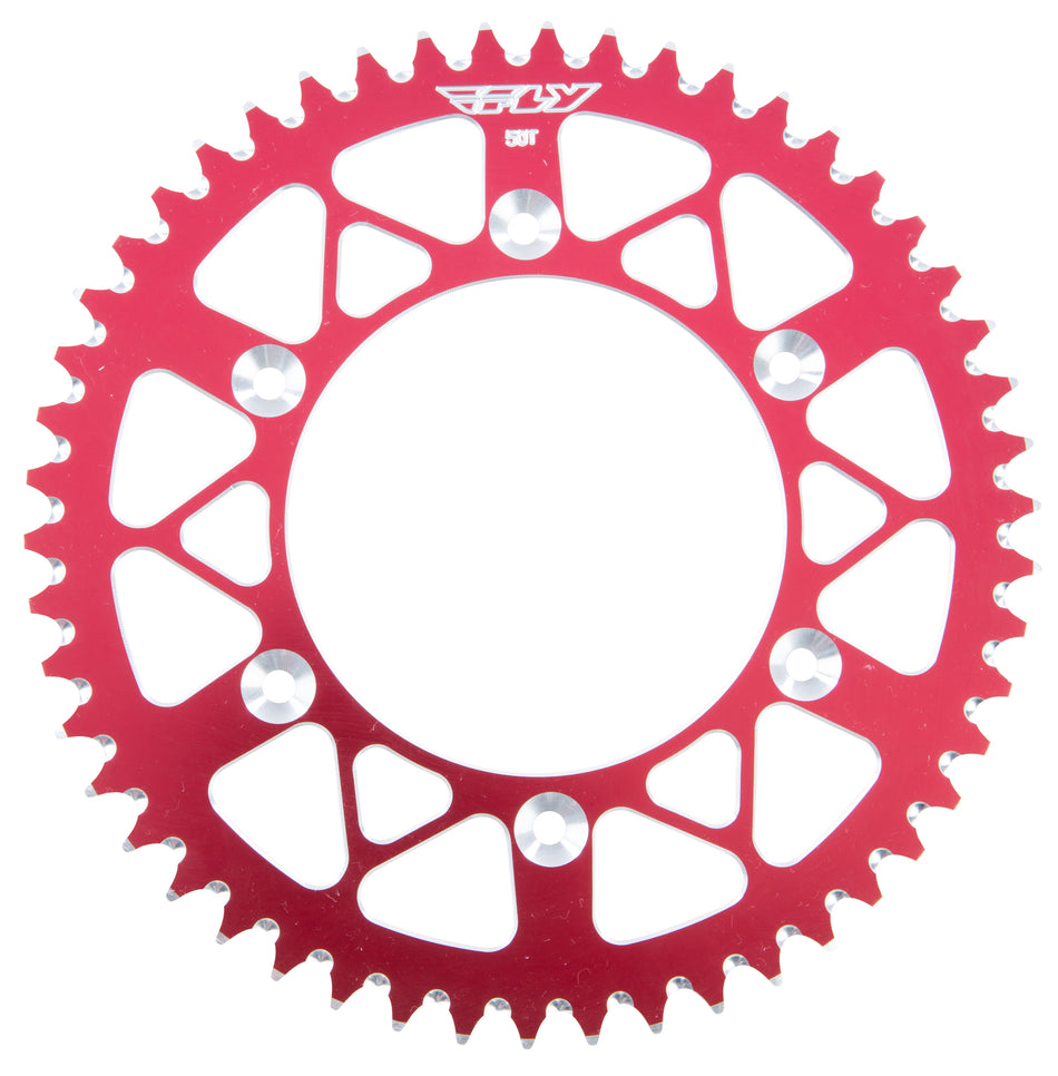 FLY RACING Rear Sprocket Aluminum 50t-520 Red Hon OLD 225-50 RED