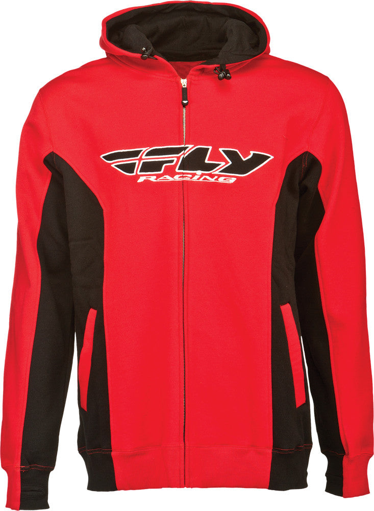 FLY RACING Standard Hoody Black/Red X 354-0072X