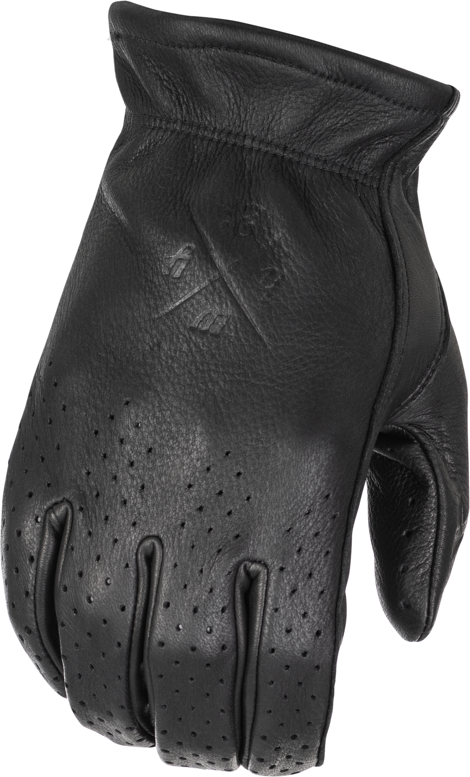 HIGHWAY 21 Louie Perforated Gloves Black Md 489-0050M