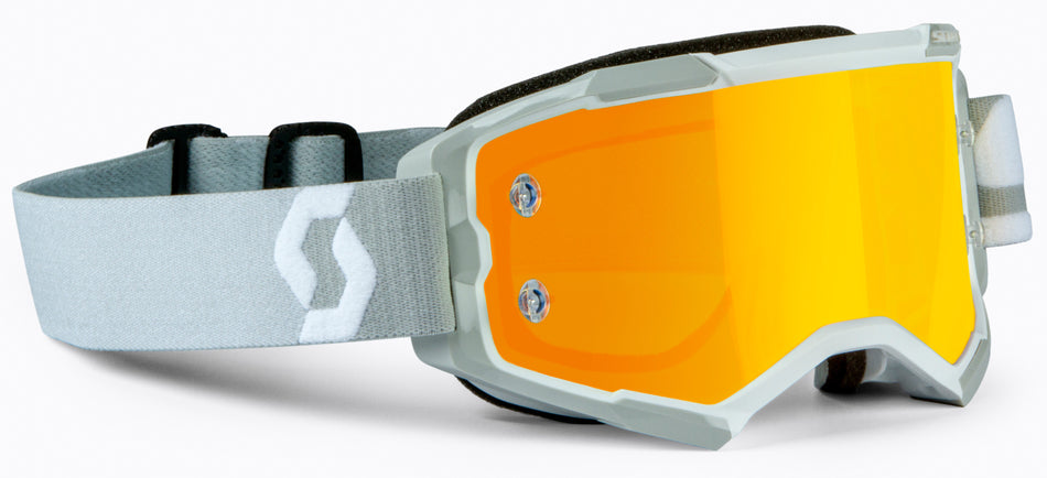SCOTT Fury Goggle White/Grey Orange Chrome Works 272828-1039280