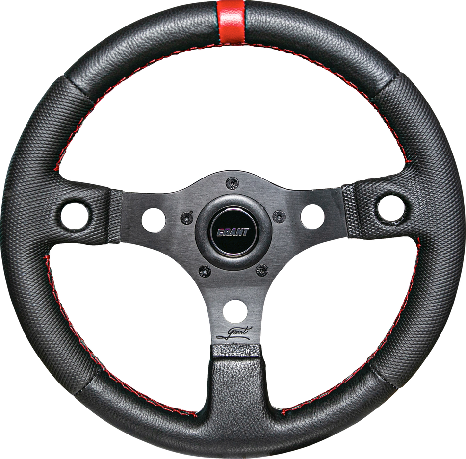 GRANT Competition Steering Wheel Black/Red W/Inserts 1079