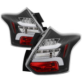 Spyder 12-14 Ford Focus 5DR LED Tail Lights - Black (ALT-YD-FF12-LED-BK) 5085139