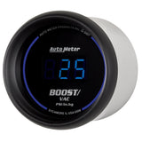 Autometer Cobalt Digital 52.4mm Black Vacuum/Boost Gauge 6959