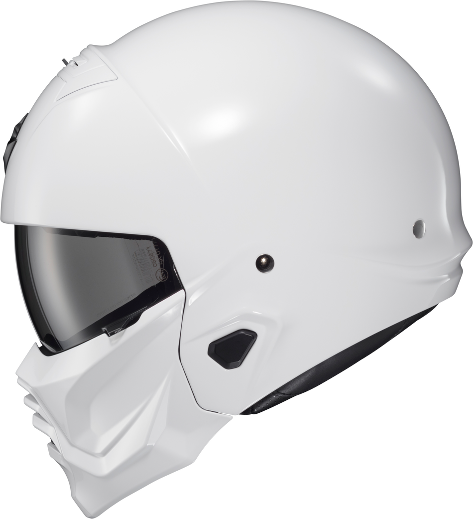 SCORPION EXO Covert 2 Open-Face Helmet Gloss White  3x CV2-0058