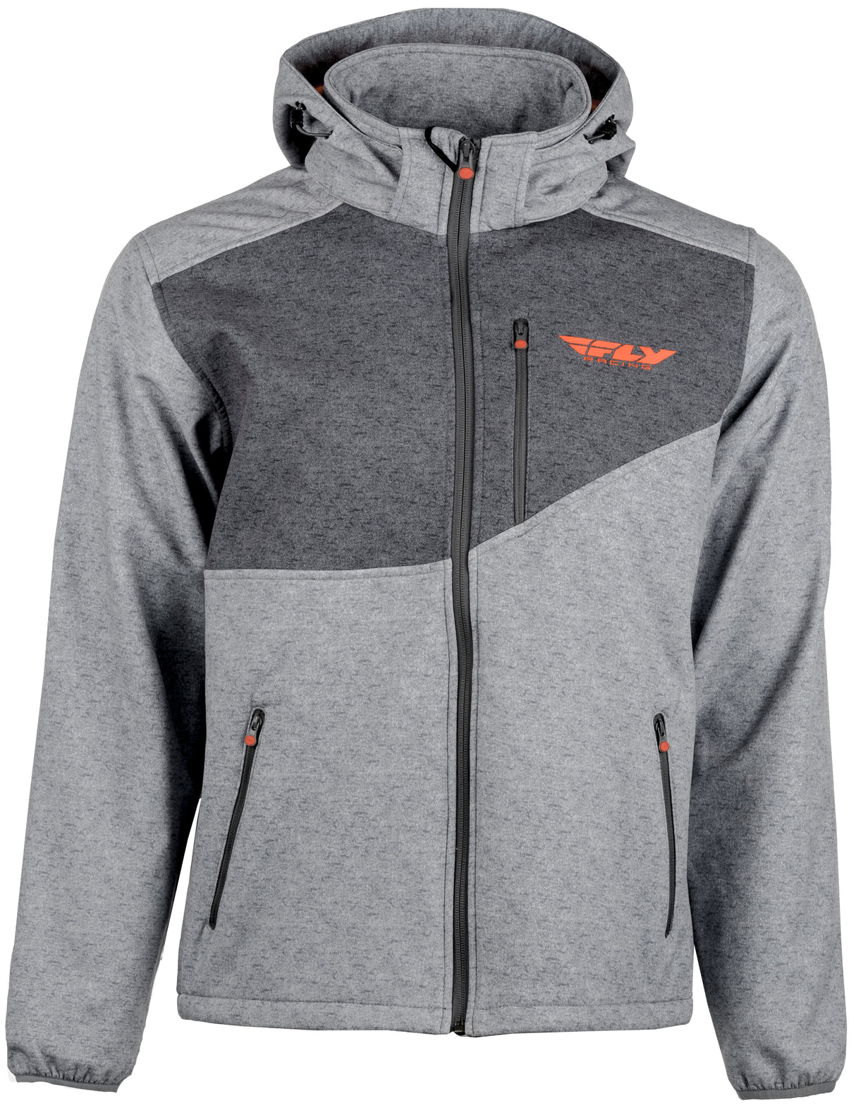 FLY RACING Fly Checkpoint Jacket Grey Heather/Orange 2x 354-63822X