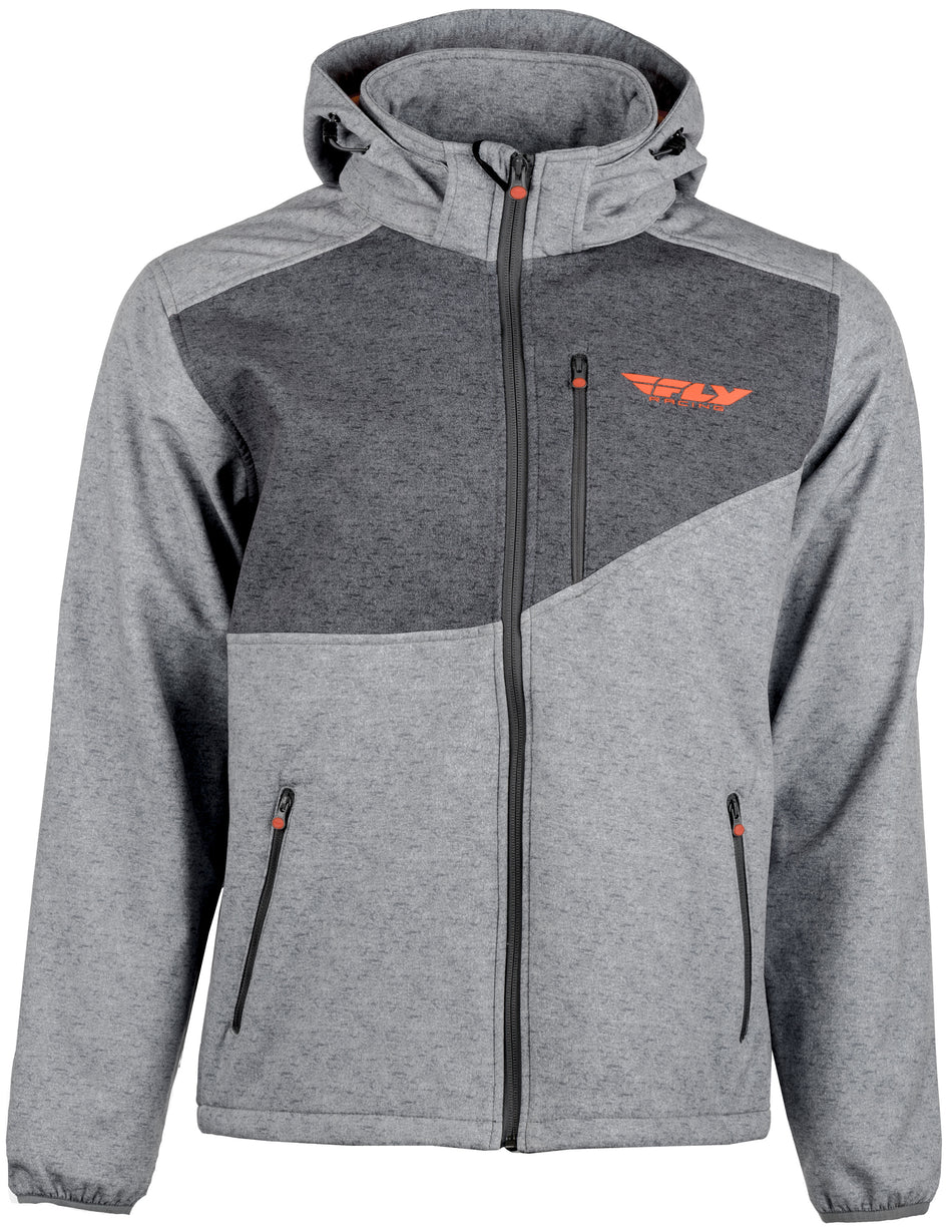 FLY RACING Fly Checkpoint Jacket Grey Heather/Orange Md 354-6382M
