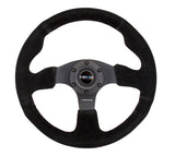 NRG Reinforced Steering Wheel (320mm) Suede w/Black Stitch RST-012S