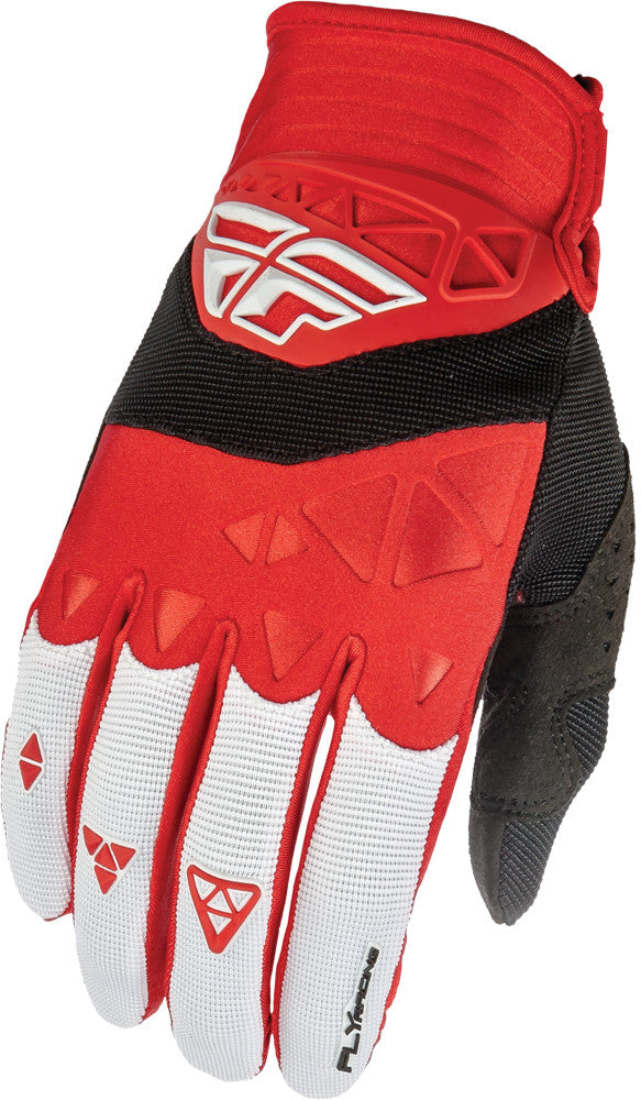 FLY RACING F-16 Gloves Red/White Sz 1 369-91201