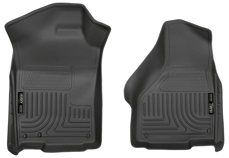 Husky Liners 03-12 Dodge Ram 1500/2500/3500 Series Regular/Quad Cab WeatherBeater Black Floor Liners 18031