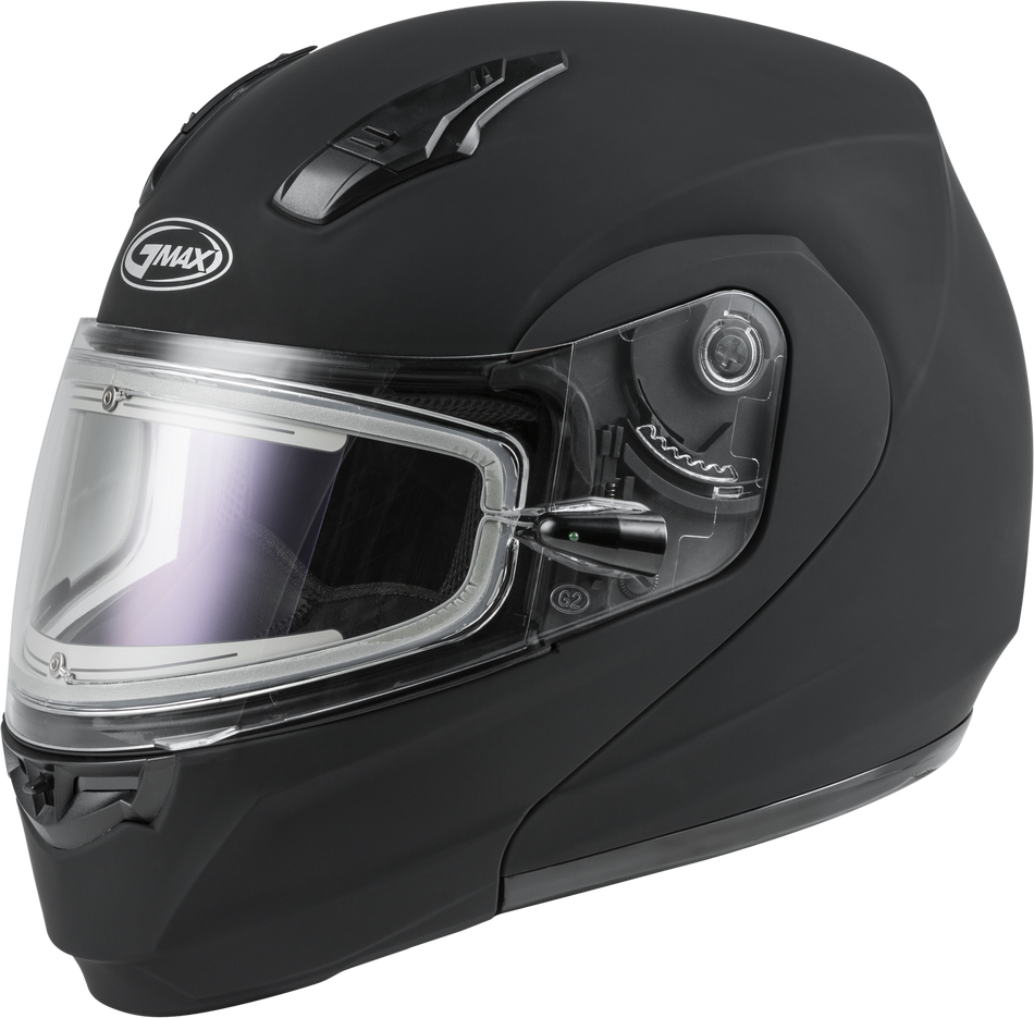 GMAX Md-04s Modular Snow Helmet W/Electric Shield Matte Blk Xs M4040073