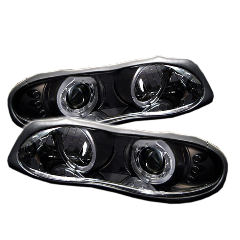 Spyder Chevy Camaro 98-02 Projector Headlights LED Halo LED Blk - Low H1 PRO-YD-CCAM98-HL-BK 5009234