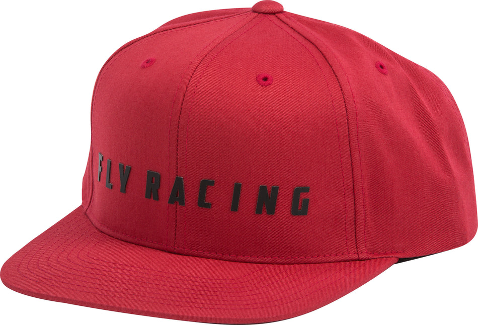 FLY RACING Fly Logo Hat Red Red 351-0962