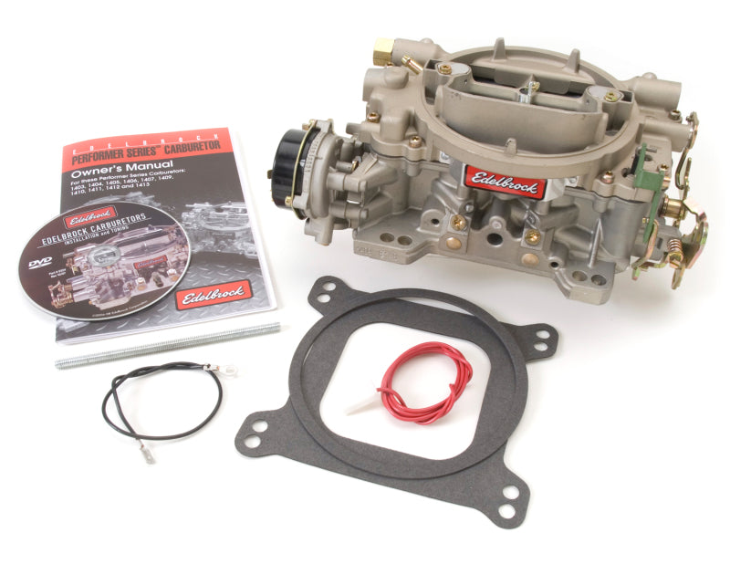 Edelbrock Carburetor Marine 4-Barrel 600 CFM Electric Choke 1409