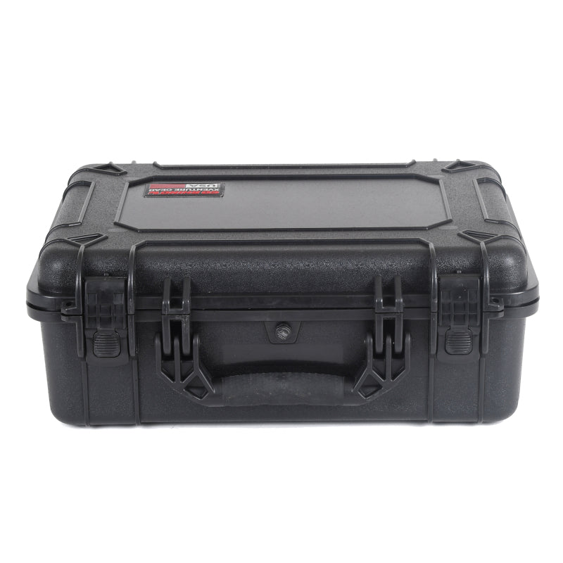 Go Rhino XVenture Gear Hard Case - Large 20in. / Lockable / IP67 / Automatic Air Valve - Tex. Black XG201608