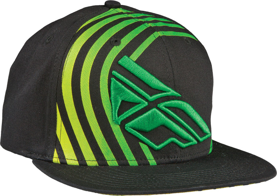 FLY RACING Sonar Hat Green/Black L 351-0225L