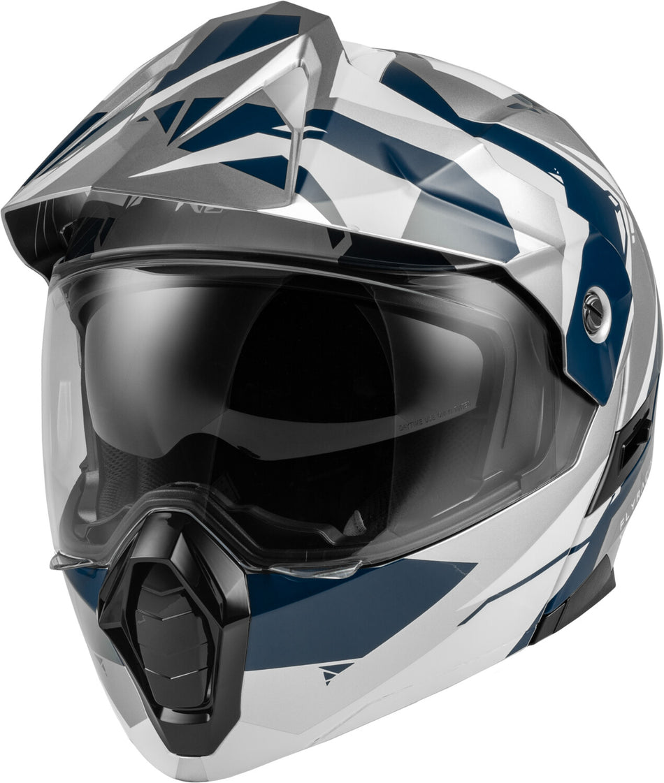FLY RACING Odyssey Summit Helmet Navy/Grey/White Lg 73-8336L