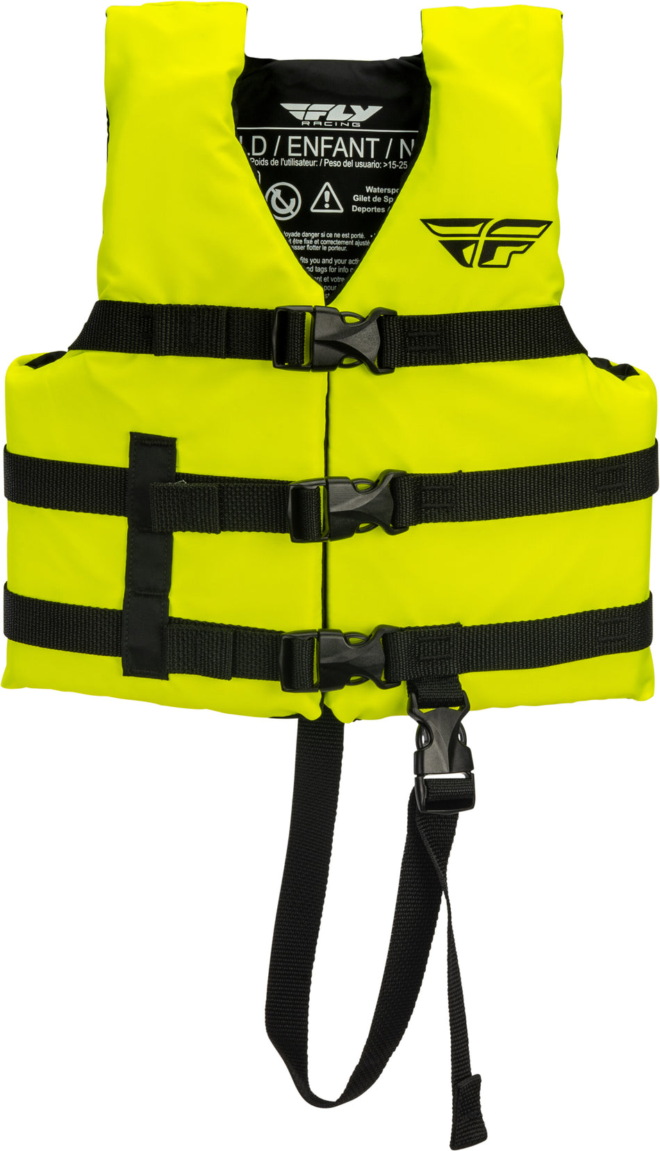 FLY RACING Child Nylon Vest Neon Yellow 112224-300-001-20
