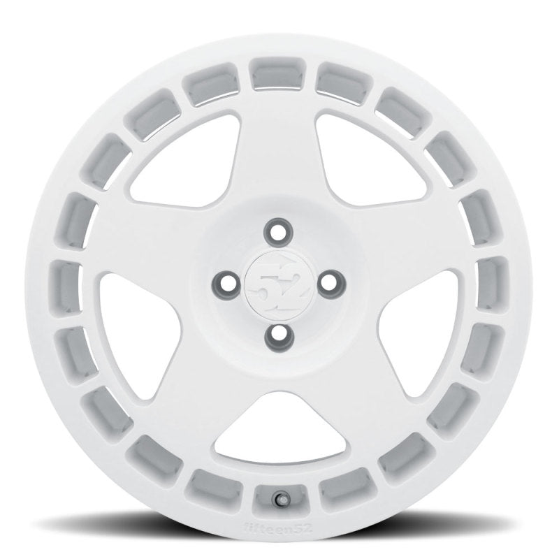 fifteen52 Turbomac 17x7.5 4x108 42mm ET 63.4mm Center Bore Rally White Wheel TURRW-77548+42