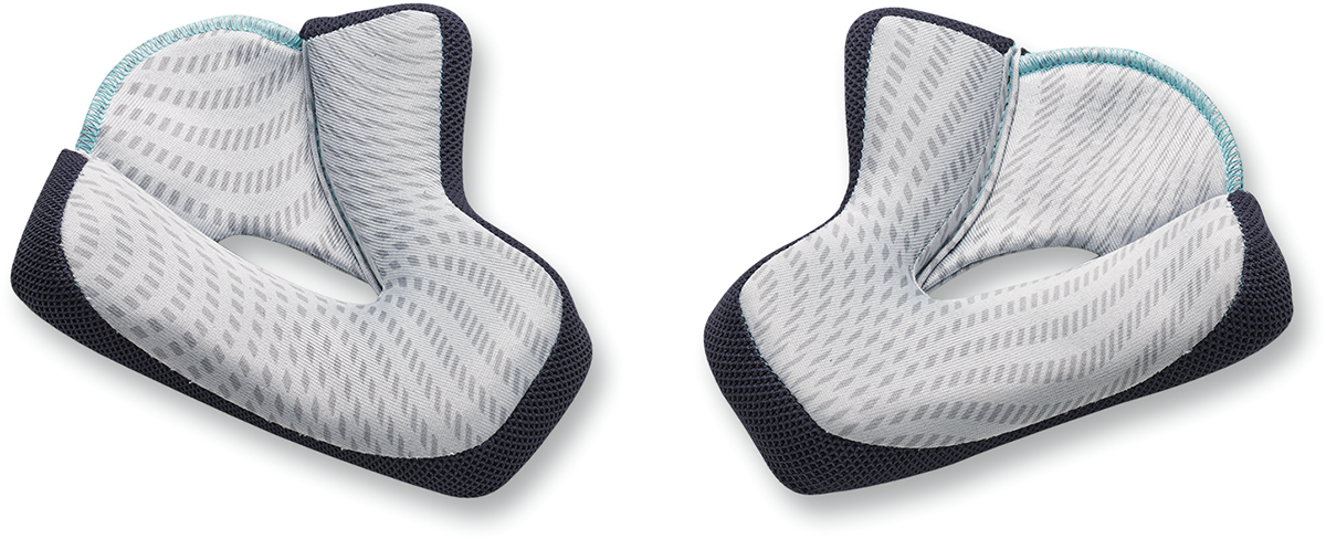 Almohadillas para mejillas THOR Verge - Gris/Cian - XL 0134-1486 